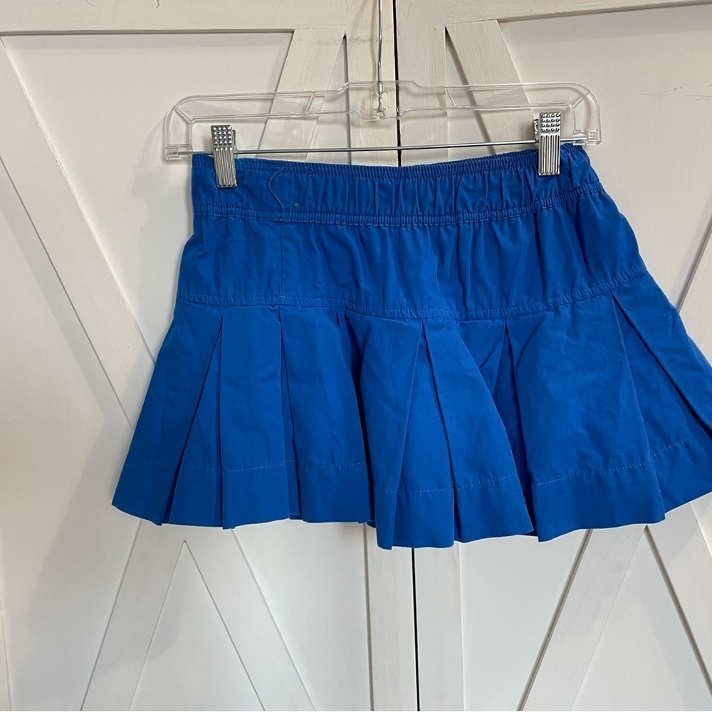 Abercrombie and Finch Blue Ruffle Mini Skirt Girls L 8-10